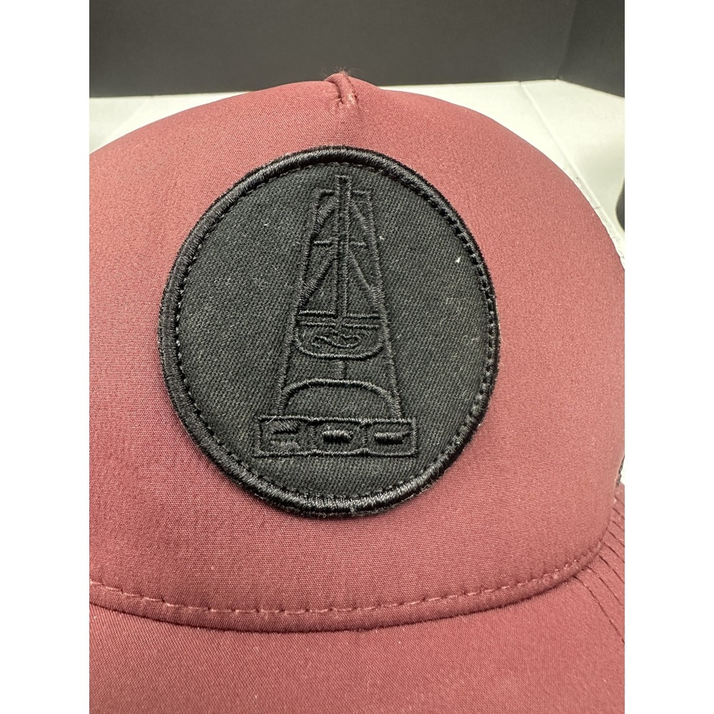 Hooey Hat Oil Rig Cap Rose HOG Patch Cap  embroidered Mesh Snapback‎ - Picture 7 of 7